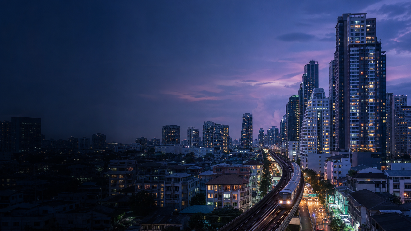 Bangkok homes and transit connected through XiaoAi Map